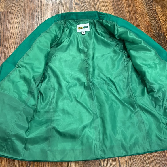 TIPSY ELVES Women’s Gaudy Garland Ornament Green Blazer Sz M NWT - Picture 7 of 12